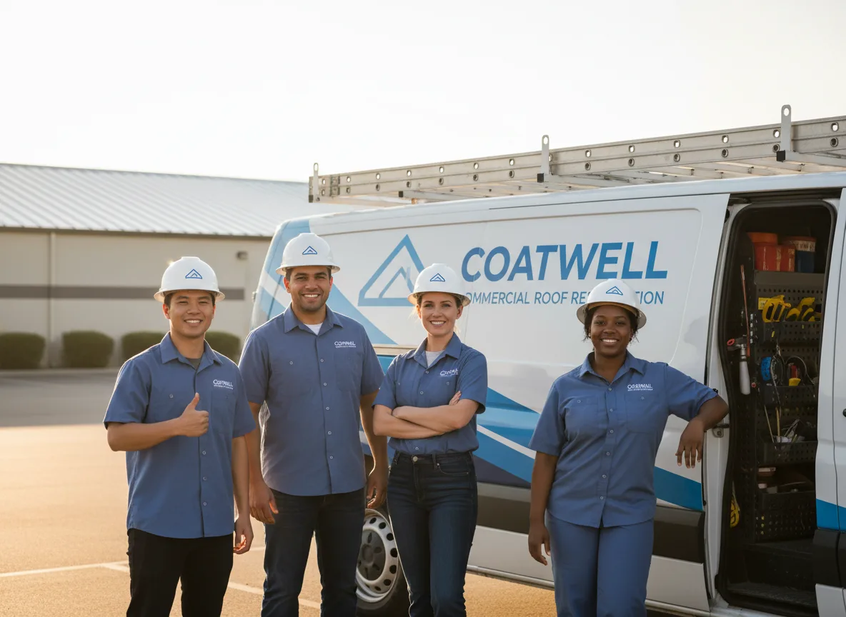 Commercial roof coating company in Stella, NC